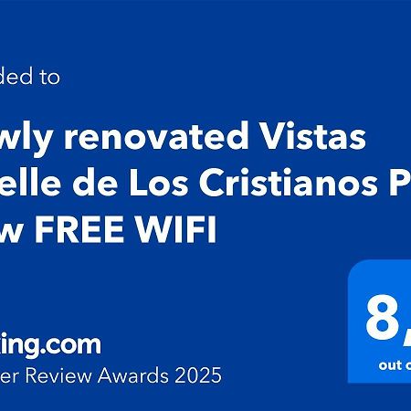 Newly Renovated Vistas Muelle De Los Cristianos Pier View Free Wifi Arona  Extérieur photo